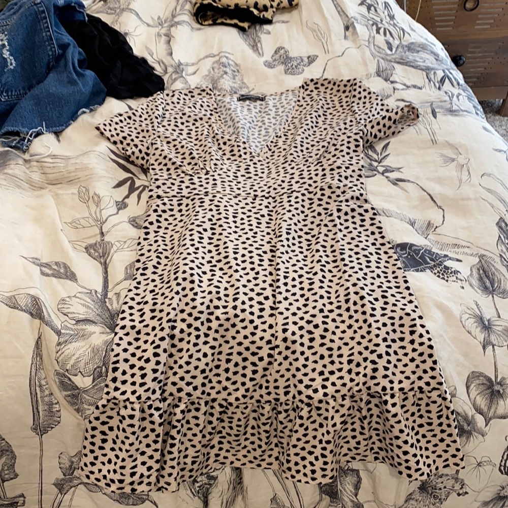 Leopard print dress
